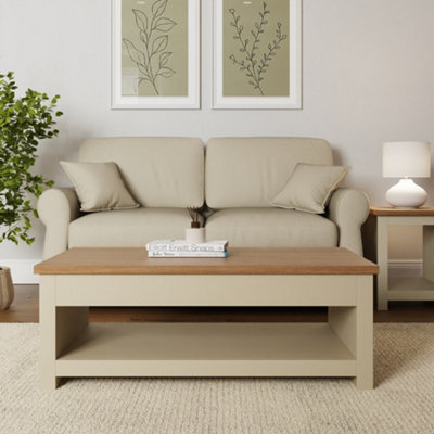 Gfw Lancaster Lift Up Coffee Table - Cream - Image 5