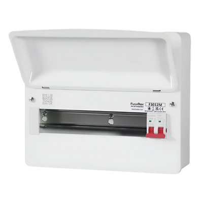 Fusebox F3012M 12 Way Main Switch Rcbo Consumer Unit from B&Q