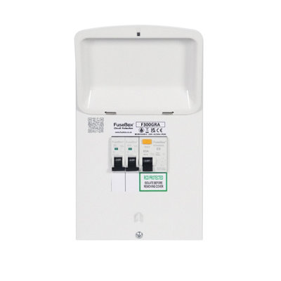 Fusebox F300Gra Garage Consumer Unit C/w Rcd Type A B6 & B16 Mcbs from B&Q