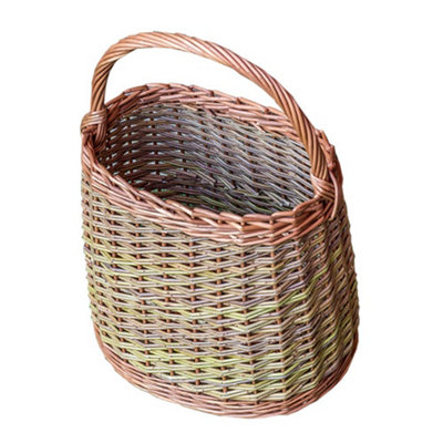 Red Hamper S039/home Wicker Orchard Collecting Basket from B&Q