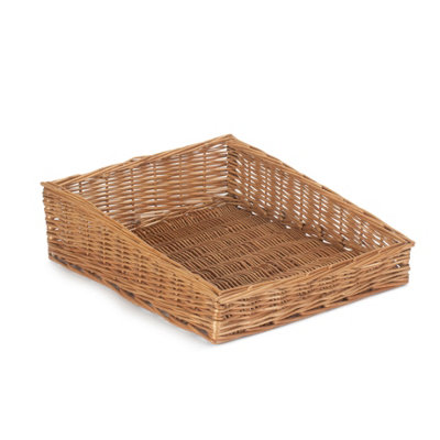 Red Hamper Pt043 Wicker Flat Display Tray Small