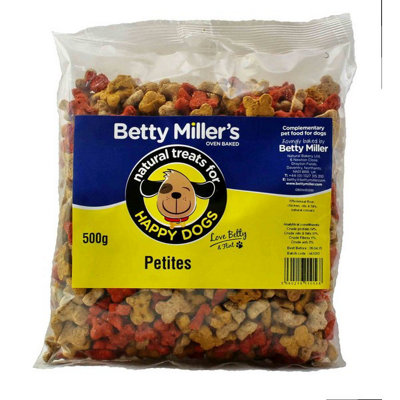 Betty Millers Petites Bones Natural Dog Treat Oven Baked Complementary Food 500G from B&Q