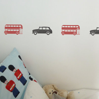 London Bus Or Taxi Wall Stickers from B&Q