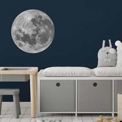 Stickerscape Full Moon Space Themed Wall Sticker Pack from B&Q