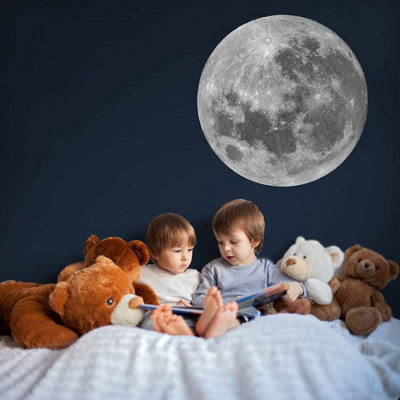 Stickerscape Full Moon Space Themed Wall Sticker Pack from B&Q