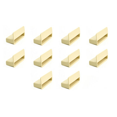 53mm Single Bed Slat Holders For Wooden Frames Beige (Pack Of 10) from B&Q