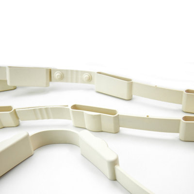 Roll Out 53mm Rubber Bed Slat Holders Strips (Pair) from B&Q