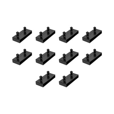 63mm Side Bed Slat Holders For Metal Frames2 Prongs (Pack Of 10) from B&Q