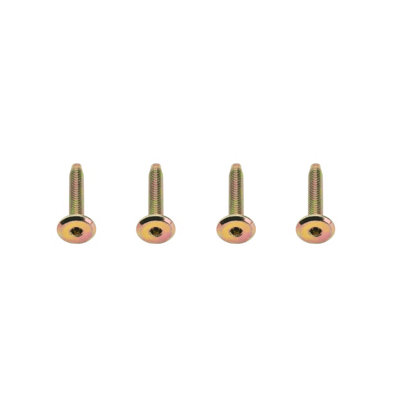 M6 6mm 25mm Furniture Connecting Bolts Hex Allen Key Flathead For BedsCots And Furniture Assembly from B&Q