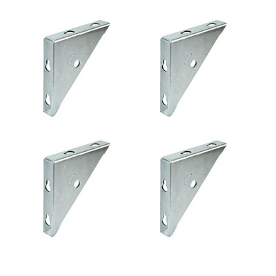 Heavy Duty Corner Brace Triangle 70mm Cabinet Cupboard Fixing Bracket Plates from B&Q