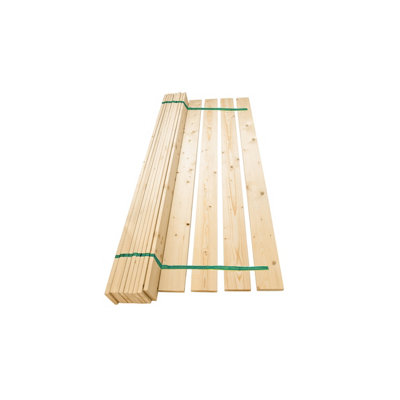 King 5Ft 1515mm Pine Bed Slats SetSuperior 13 Slat Set