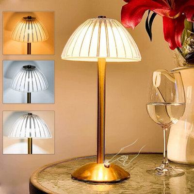  - Retro Dimmable Table Lamp Touch Control Night Light Bedside Desk Decor