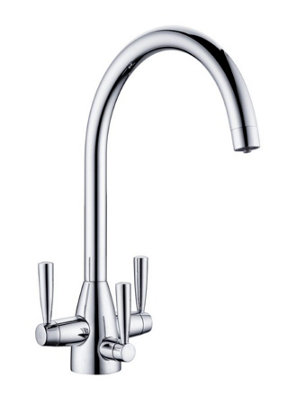 Clearwater Eclipse Tri Spa Kitchen Filter Tap Filtered Water & Cold & Hot Chrome PvdEc2Cp from B&Q