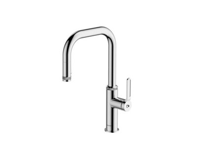 B&Q -  Pioneer U Spout Pull Out With Twin Spray Kitchen  ChromePil40Cp