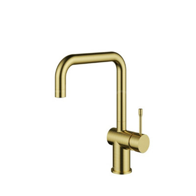 B&Q -  Zodiac Twist & Spray Tap In Artisan Brass Zo3Ab