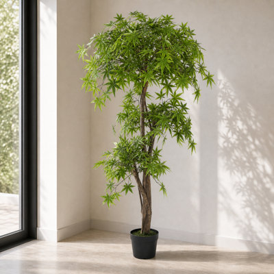 Leaf Artificial Japanese Maple Tree 150cm Green - Image 8