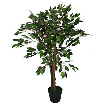 B&Q -  90Cm Artificial Ficus 90Cm Plant GreenLarge - Image 8