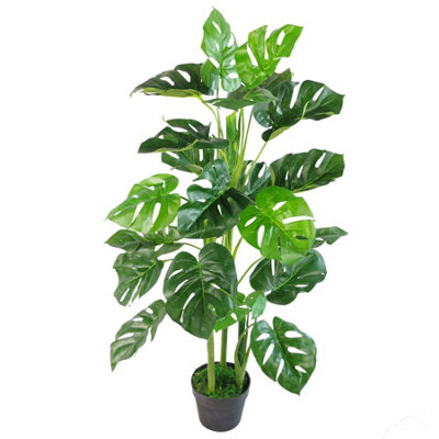 Leaf Artificial Monstera Plant100Cm Monstera from B&Q
