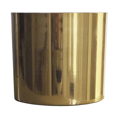 B&Q -  Metal Planter Plant Pot With Polished Gold Finish 20 X 18Cm - Image 7
