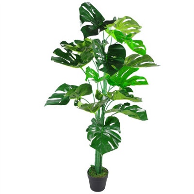 Leaf Artificial Monstera Plant120Cm Monstera from B&Q