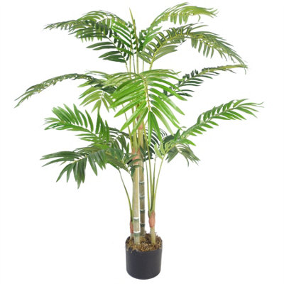 Leaf 120Cm (4Ft) Premium Artificial Areca Palm With Pot