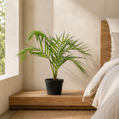 B&Q -  50Cm Mini Artificial Areca Palm