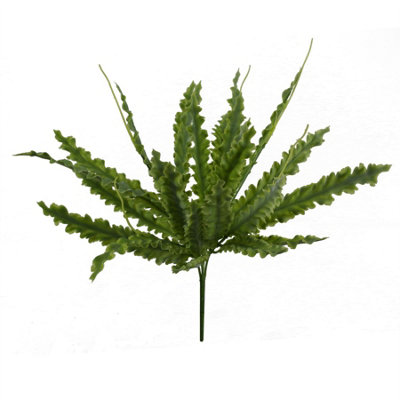 Leaf 40Cm Artificial Crocodile Fern Plant from B&Q