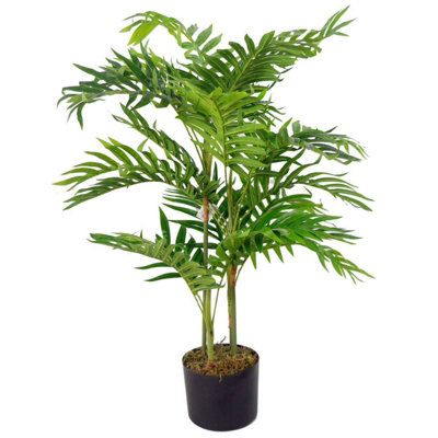 Leaf Unisex Green 80Cm Design Uk Large Realistic Artificial Palm Tree Areca In - Image 8
