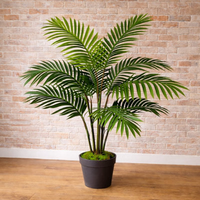 Leaf Artificial Palm Tree 90Cm Areca Plants Large