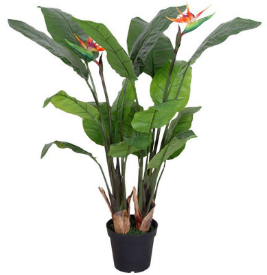 Leaf Unisex Green Artificial 120Cm Bird Of Paradise Plant In Extra Large - Image 9