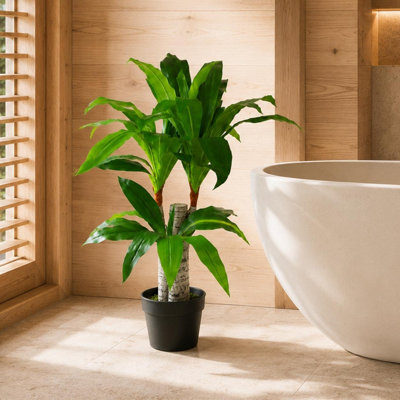 Leaf Tropical Artificial Plants Dracaena 75Cm House Plant