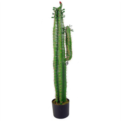 Leaf Premium Cactus Artificial Tree 3.2ft Green - Image 9