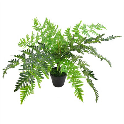 B&Q -  Artificial Fern Plant 50Cm Fern Plants