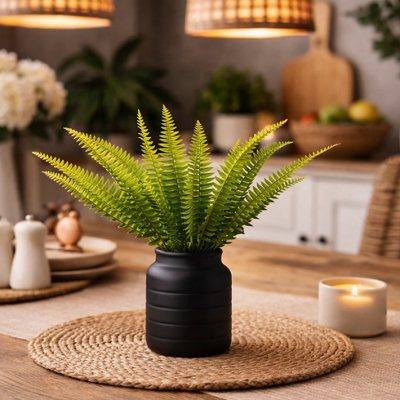 Leaf Unisex Black Vase Planter 13 X 13 X 14Cm | Size: 13 X 13 X 14 Cm - Image 6