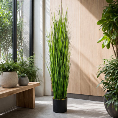 Leaf - Artificial Grass Plant - 4.2ft - Green - Image 8