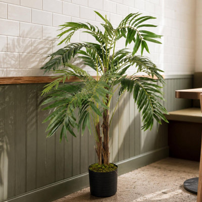 120cm Artificial Palm Tree Large Tropical Plant Indoor Home Office Decor Faux - Image 9