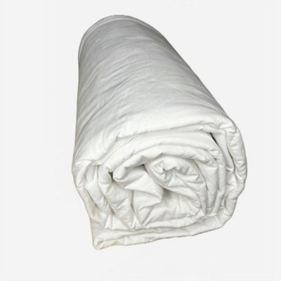 Just So Home 1.5 Tog Pure Natural 100% Cotton Duvet (Superking)