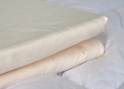  - Just So Home Microfibre Easycare Soft Touch Pillowcases (Cream)