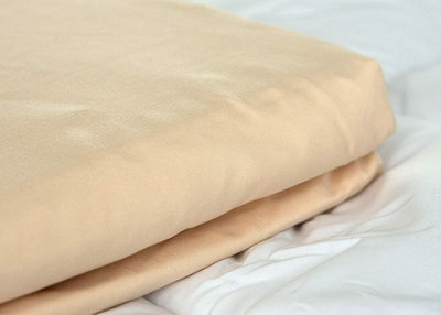  - Just So Home Microfibre Easycare Soft Touch Pillowcases (Barley)