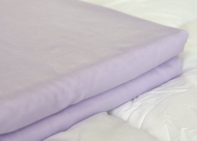  - Just So Home Microfibre Easycare Soft Touch Pillowcases (Lavender)