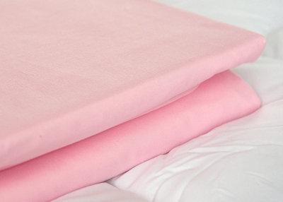  - Just So Home Microfibre Easycare Soft Touch Pillowcases (Pink)