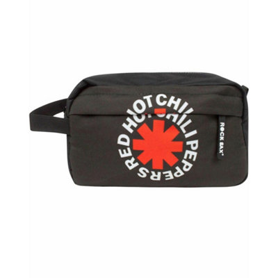 Vanilla Underground Rock Sax Unisex Black Red Hot Chilli Peppers Logo Wash And Toiletry Bag (One Size) from B&Q