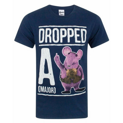 Vanilla Underground Clangers Mens Blue Major Clanger Short Sleeved T-Shirt (Large) from B&Q