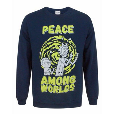 Vanilla Underground Rick And Morty Mens Blue RickMorty Sweatshirt (Xx-Large) from B&Q