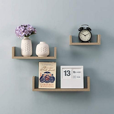 Spot On Dealz Harmony Shelf Set Of 3 Floating Wall Shelves Shelving Unit Storage Living Room Bedroom from B&Q