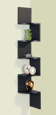Spot On Dealz 5 Tier Corner Shelves Spiral Design Hanging Display Sturdy Shelf from B&Q