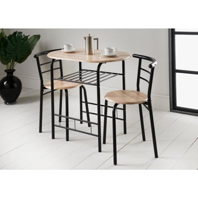 Spot On Dealz Dining Table And Chairs Set 2 Seater Kitchen Dinning Room Space Saving Dining Set Tables from B&Q