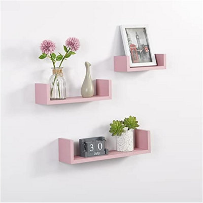 Spot On Dealz Harmony Shelf Set Of 3 Floating Wall Shelves Shelving Unit Storage Living Room Bedroom from B&Q