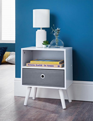 B&Q -  2 Cube Storage Unit Bookcases And Shelving Units Living Room Furniture Bookshelf Cupboard Small Side Table Bedside