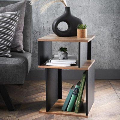 Spot On Dealz Small Side Table 2 Tier Living Room Tables Bedside End Occasional Tables from B&Q